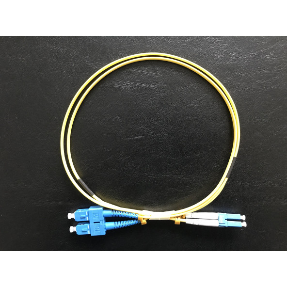 Fiber Optik Patch Cord SC-LC SingleMode 1Metre Duplex