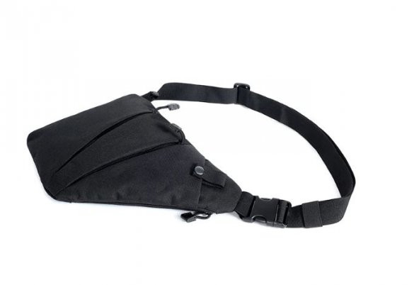 Unisex Çapraz Askılı Güvenlikli Bel Omuz Çantası - 5