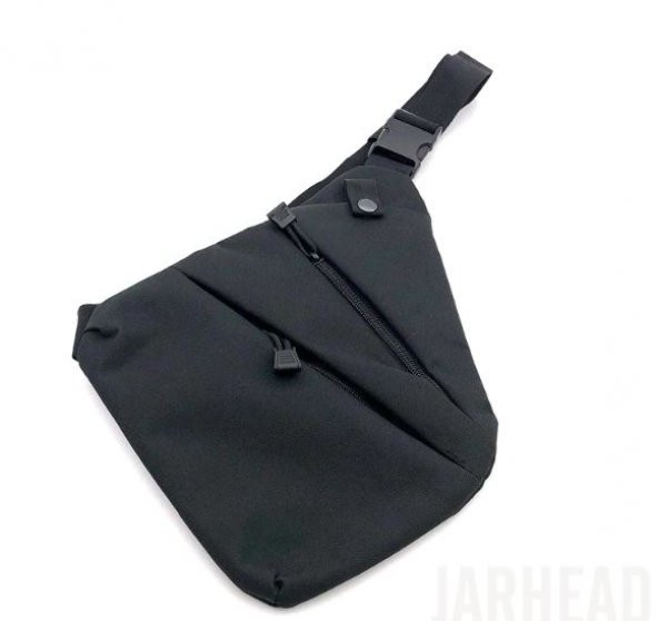 Unisex Çapraz Askılı Güvenlikli Bel Omuz Çantası - 7