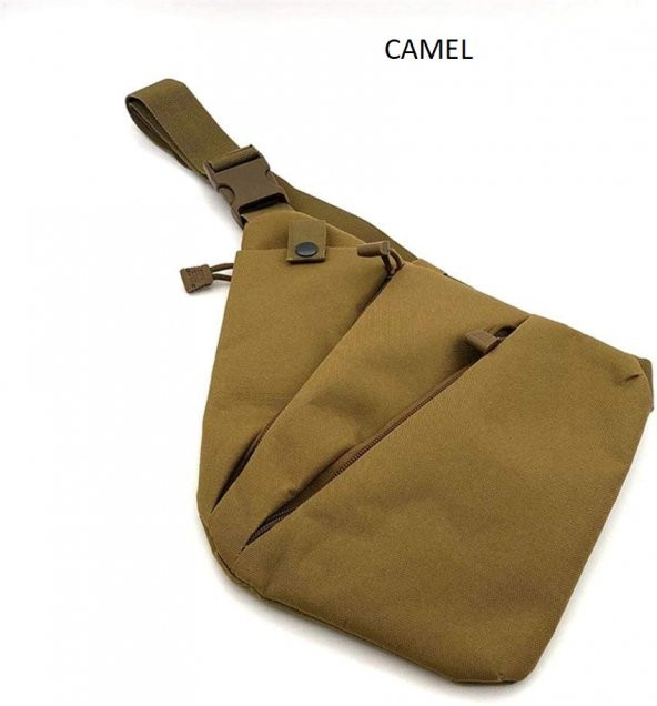 Unisex Çapraz Askılı Güvenlikli Bel Omuz Çantası - 9
