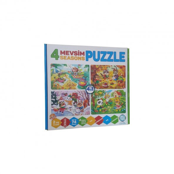Circle Toys 4 Mevsim Puzzle - 4