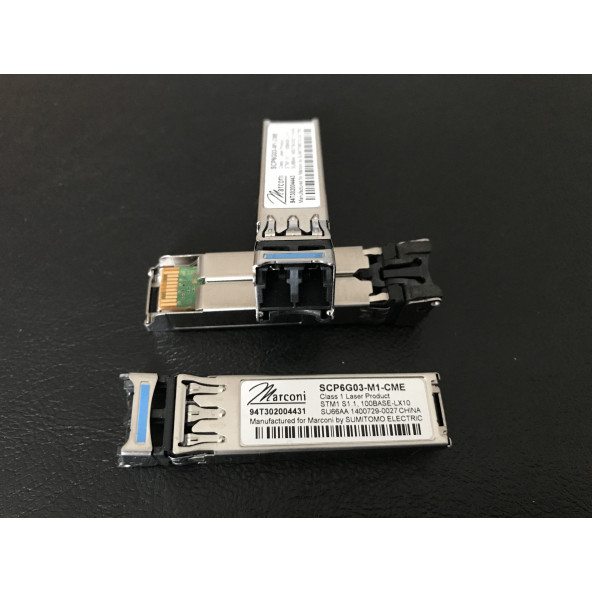 Marconi 100Base LX GBIC Modül SingleMode SFP - 1