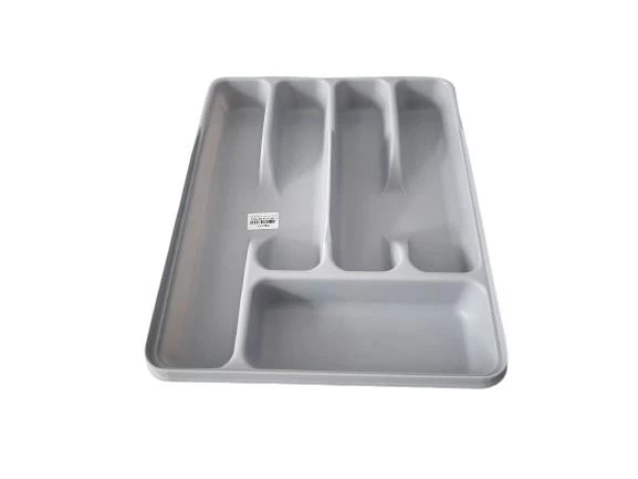 Moonstar Çekmece İçi Kaşıklık 5Gözlü Çatal Bıçak Organızer 34X27CM-KŞ-172-GRİ - 2