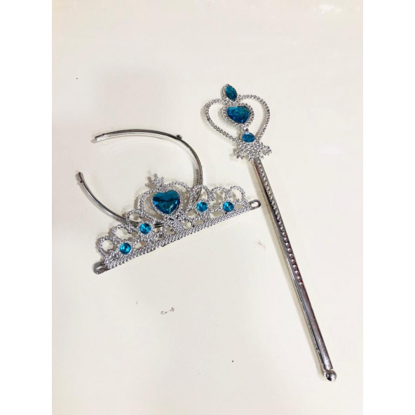 Elsa Frozen Taç-Asa İkili Takım - 3