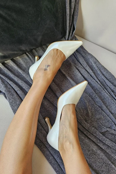 10 1401 Topukla Kadın Kadeh Topuklu Stiletto - 9