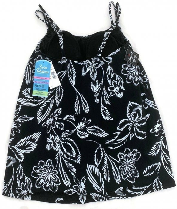 Draped Flyaway Tasarımı Çiçekli Kadın Mayo - 2