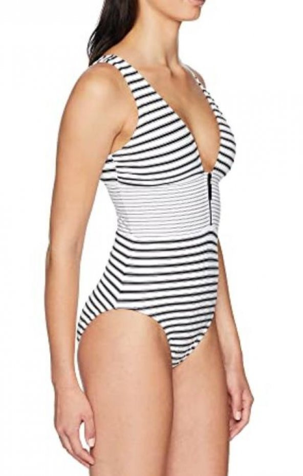 Çizgili Tek Parça Mayo - 2