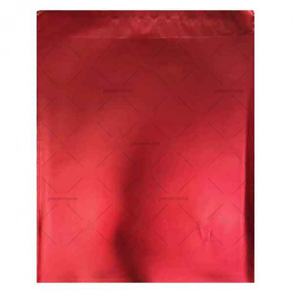 Mat METALİZE En: 30cm x BoY: 45cm MaT Bantlı KIRMIZI Hediye PAKETİ (20 adet) - 3