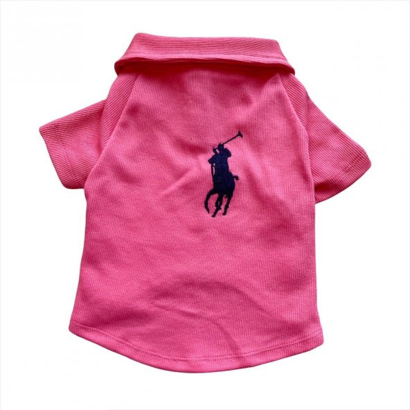 RL Pink Navy Polo Yaka Tişört Kedi Kıyafeti  Kedi Elbisesi - 2