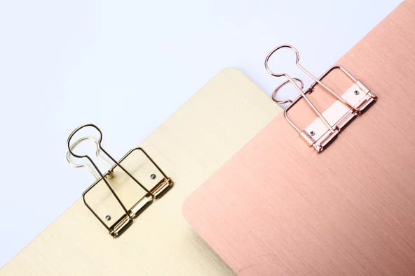 Kayigo Tiny Alüminyum A4 Clipboard Gold - 3