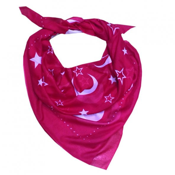 AY YILDIZLI BANDANA ASKER ŞALI KINA GECESİ DÜĞÜN ŞALI - 2