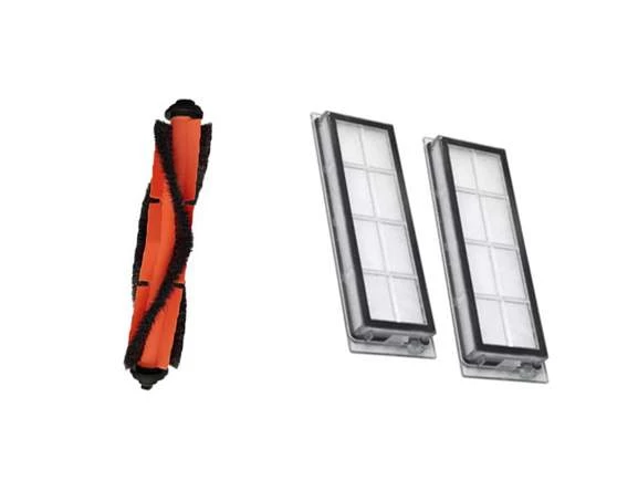 Xiaomi Mi Robot Vacuum Mop Essential 2 in 1 Robot Süpürge ve Paspas Aksesuar Seti 2 adet hepa filtre 1 adet ana fırça