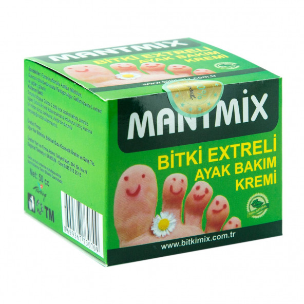 Mantmix Mantar (Ayak Bakım) Kremi