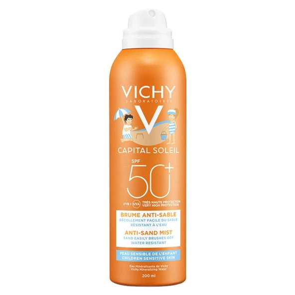 Vichy Capital İdeal Soleil Spf50+ Anti-Sand Sprey Kids 200 ml