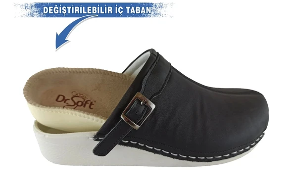 Kadın Anatomik Konfor Terliği Sabo-401 - SİYAH - 6