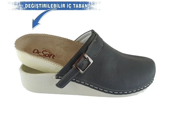 Kadın Anatomik Konfor Terliği Sabo-401 - GRİ - 6