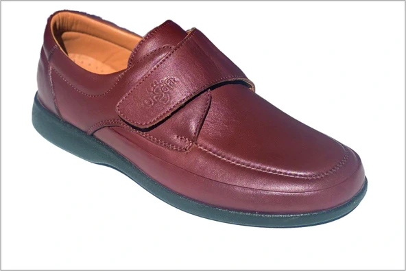 Erkek Anatomik Konfor Ayakkabısı Geniş Kalıp--503 - KOYU TABA - Resim 3