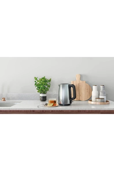 Electrolux E3K1-3ST 1850 W 1.7 lt Çelik Kettle - Resim 5