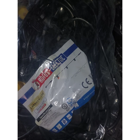 Horoz Elektrik Karnaval Dış Mekan Aydınlatma 20 Li Ampul Takılabilir 10 Mt - 4