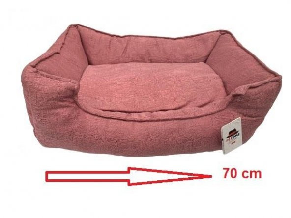 Petboss Lüx Tüy Tutmaz Kedi Köpek Yatak no:2 70cm-55cm-25cm - 3