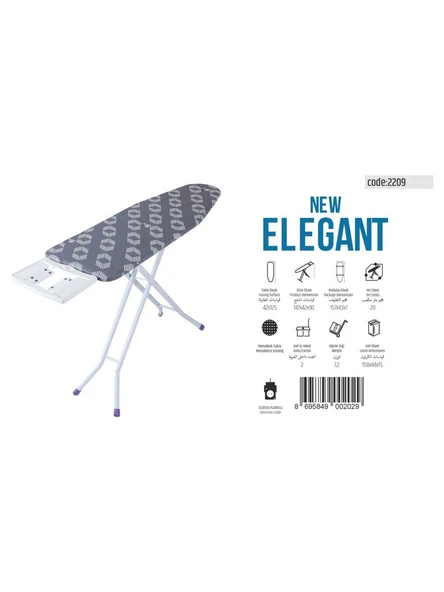 Saraylı Xxx Lady Ütü Masası New Elegant (2209) - Resim 2