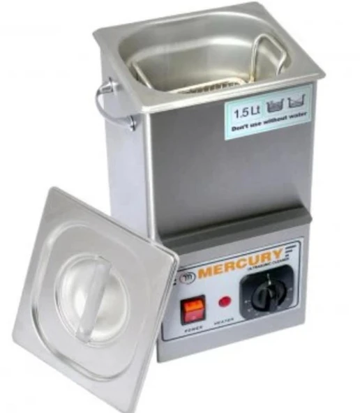 Mercury Ultrasonik Yıkama Makinası 1,5 lt - Resim 2