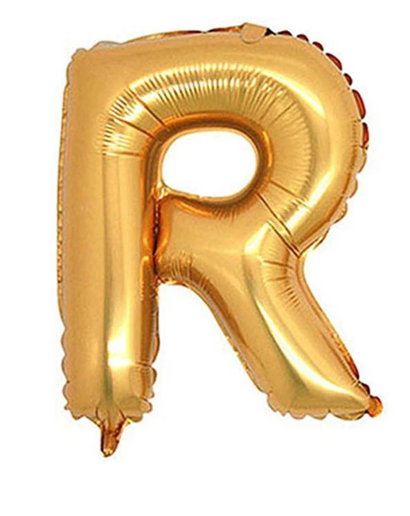 İkm Harf Balon Altın-R (1 Adet)