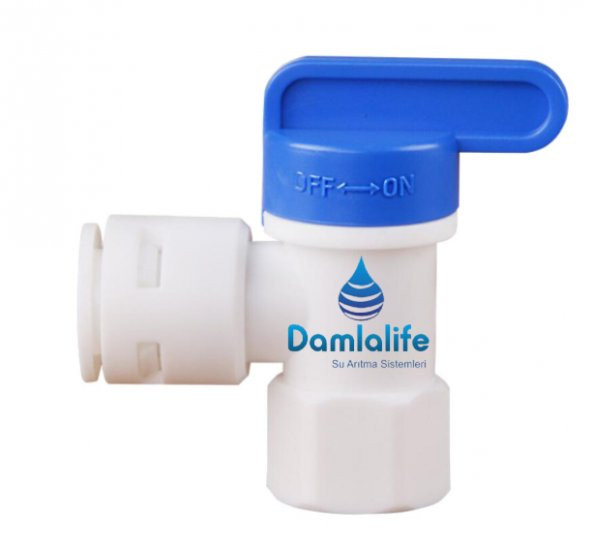 3/8 Girişli 1/4 Çıkışlı Su Arıtma Tank Depo Vanası