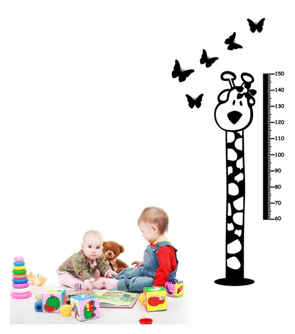 Boy Cetveli-6 Kadife Duvar Sticker Boy Cetveli 70X166 Cm