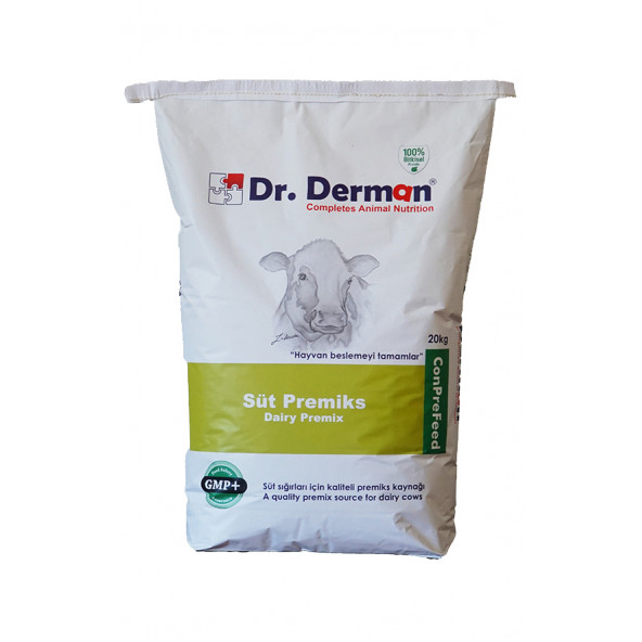 Dr. Derman Süt Premiks Vitamin Mineral Yem Katkı - 20 KG