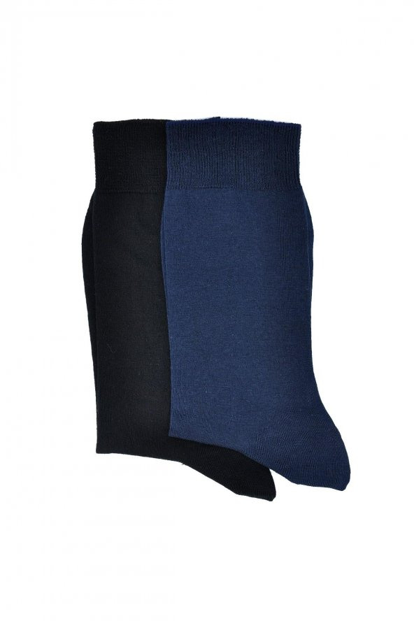 2li Erkek Düz Renk Çorap 4469-B2