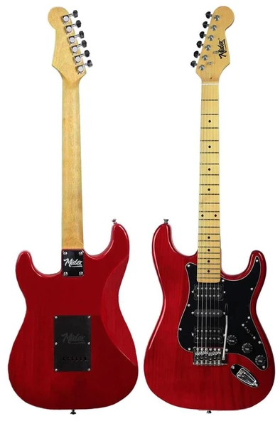 Midex RPH-40RD-35AMP 35W Amfili Elektro Gitar Seti HSH Manyetik Maple Klavye - Resim 4