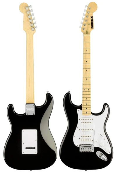 Midex RPH-40WB-35AMP 35W Şarjlı Amfili Elektro Gitar Seti HSH Manyetik Maple Klavye - Resim 4