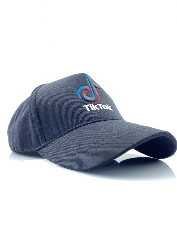 Unisex Siyah  TikTok Şapka