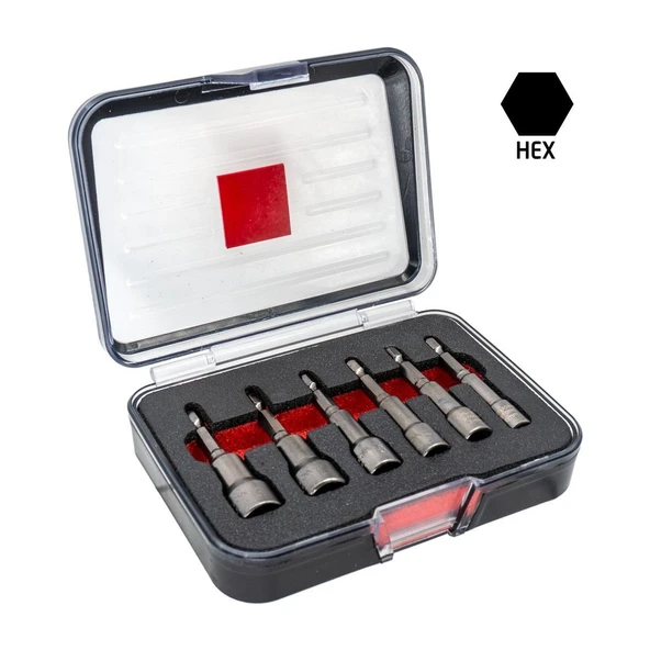 6 Parça Manyetik Lokma Uç Takımı - 65 mm ürün görseli