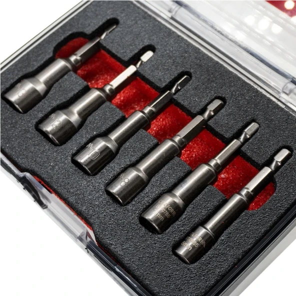 6 Parça Manyetik Lokma Uç Takımı - 65 mm - Resim 5