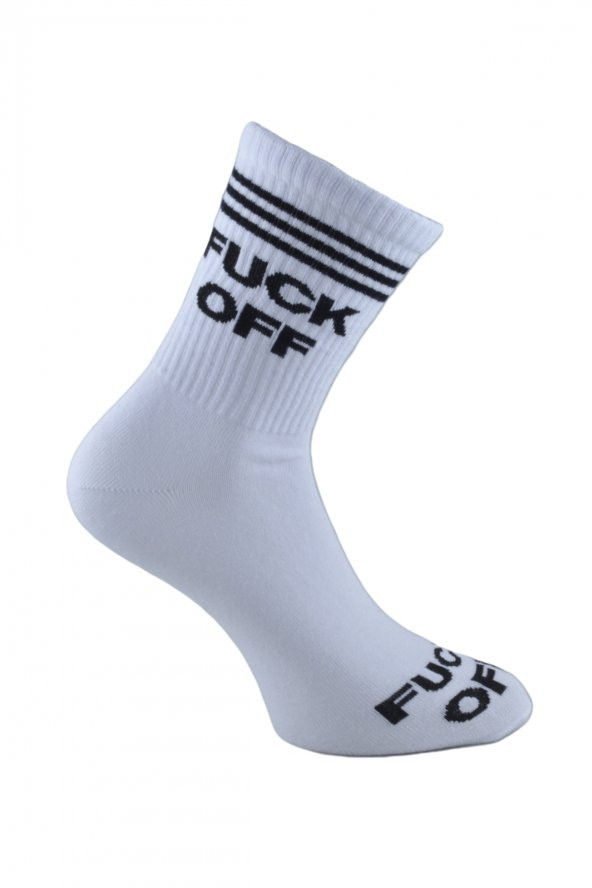 Erkek Pamuklu Slogan Soket Çorap - CSM01131020