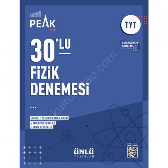 Ünlü Yayınları Tyt Best Peak 30Lu Fizik Branş Denemesi Yni