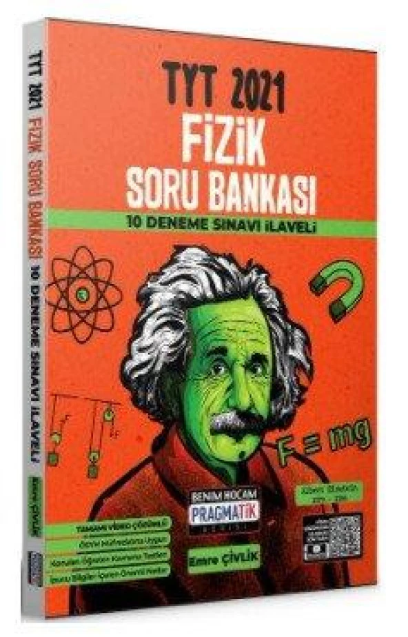 Benim Hocam Yayınları 2021 Tyt Fizik Soru Bankası 10 Deneme Sınavı İlaveli Pragmatik Seris