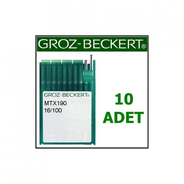 Groz Beckert MTx190 Lok Makine İğnesi 16 Numara ürün görseli 1