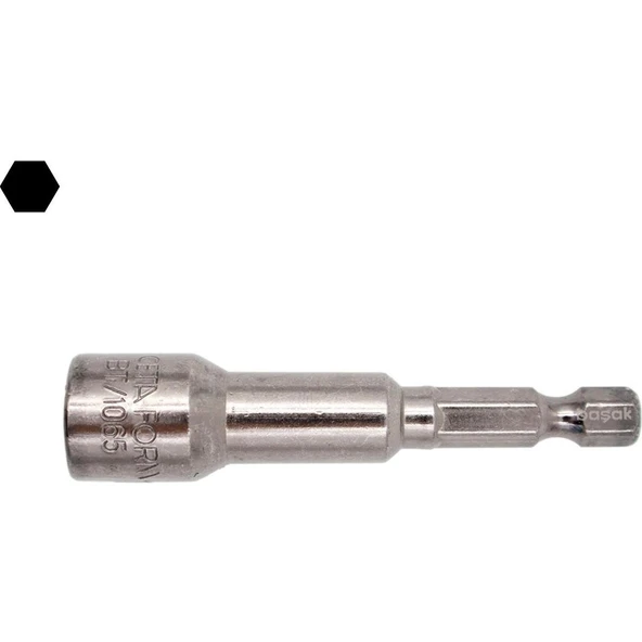 1/4" Manyetik Lokma Uç - 10 x 65 mm - 2