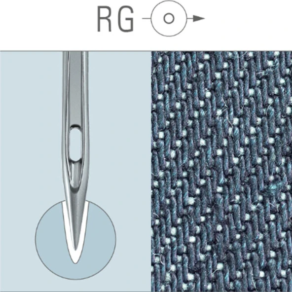 FDM Groz Beckert DCx27 Gebedur Overlok İğnesi 14 Numara - Resim 4