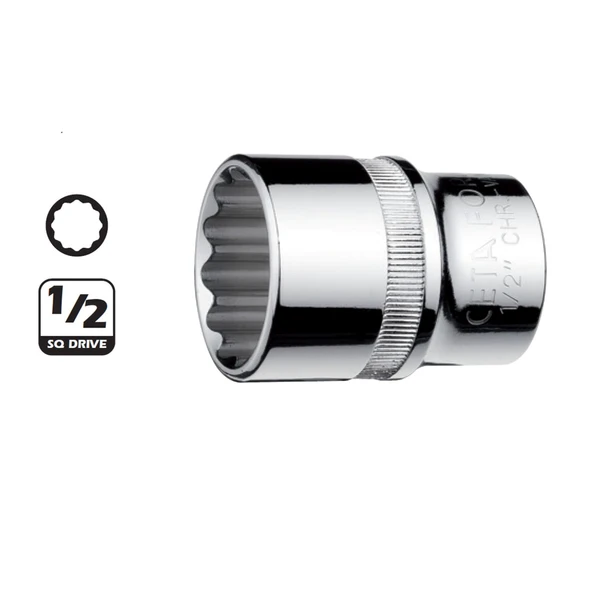 1/2" 12 Köşe (Yıldız) Lokma Anahtar - 11 mm ürün görseli 1