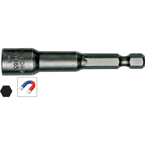 1/4" Manyetik Lokma Uç - 11 x 65 mm ürün görseli