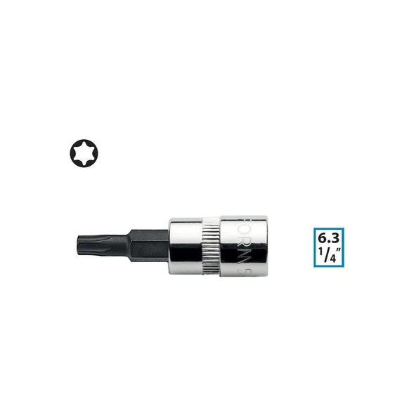 1/4" TORX Uçlu Lokma - T40 x 37 mm - 2