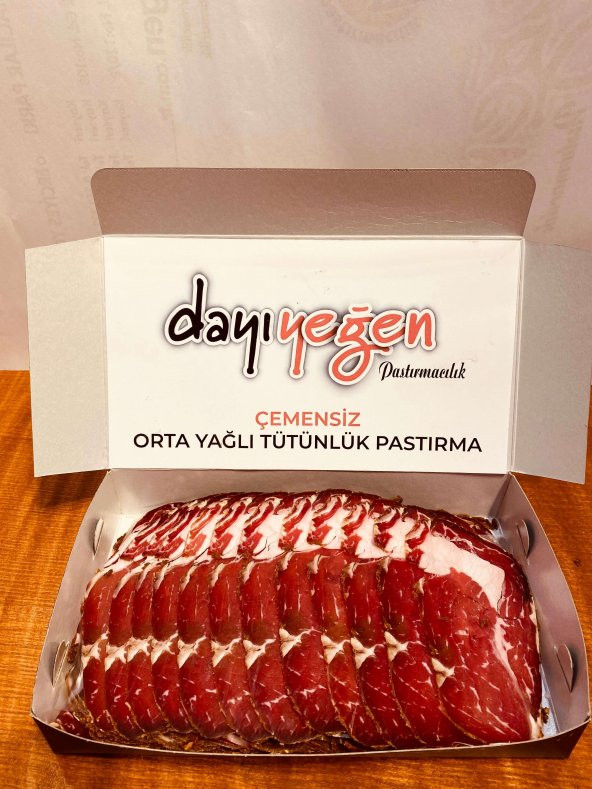Dayı Yeğen Çemensiz Orta Yağlı Tütünlük Pastırma 500 Gr- Doğal - 3