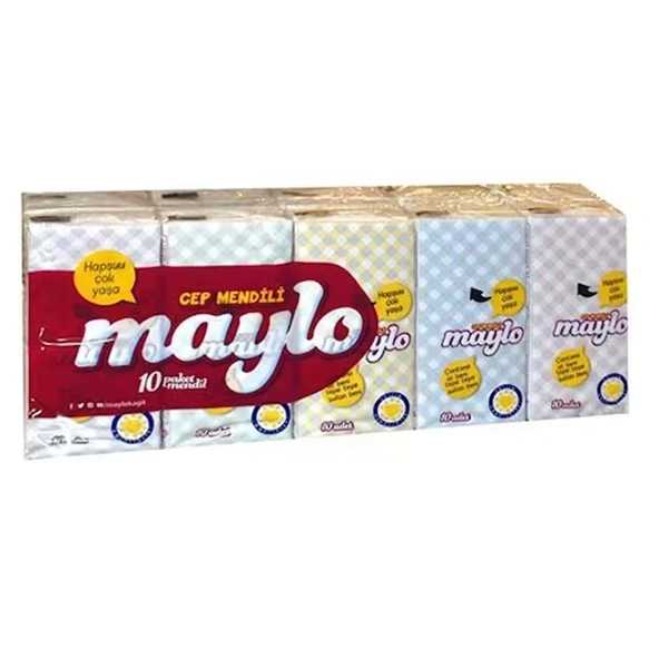 Maylo Cep Kağıt Mendil 120 Li Set (12PK*10) - 2