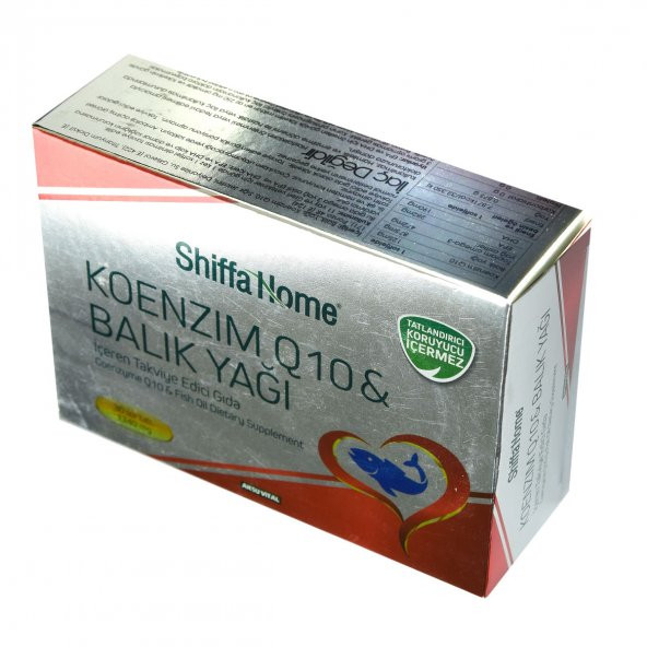 Aksuvital Shiffa Home Koenzim Q10 & Balık Yağı Yumuşak Jel 1340 Mg x 30 Kapsül - 3