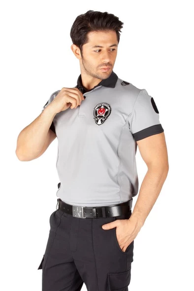 Yeni Tip Kamu Özel Güvenlik Erkek Yazlık Kısa Kol Tişört - 3