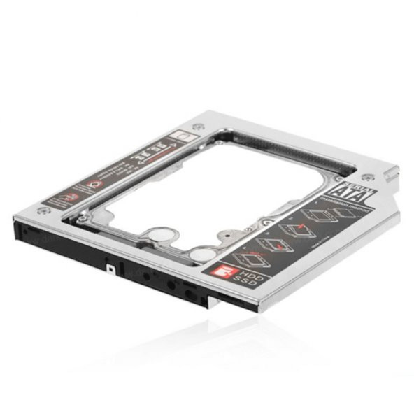 CABLE-LINK CL-127HC SATA 12.7MM DVD TO SSD HDD CADDY YUVA KIZAK
